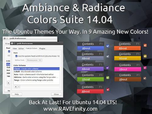 Ambiance And Radiance Themes For Ubuntu