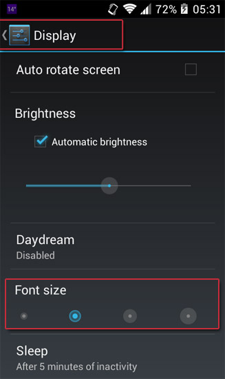 How To Make The Font Size Bigger On Android