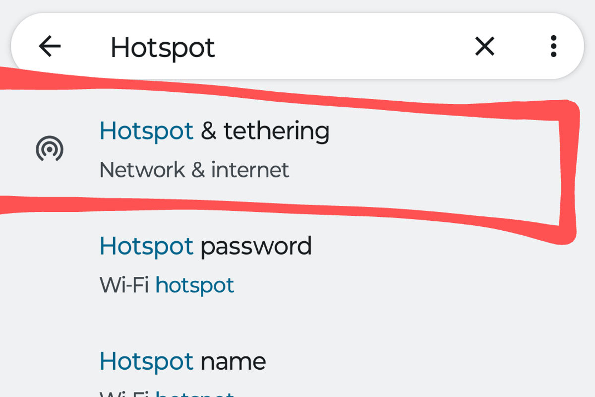 Share a mobile connection by hotspot or tethering on Android